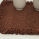 綿製柿渋染敷布大