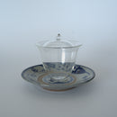 青花双魚花文皿①