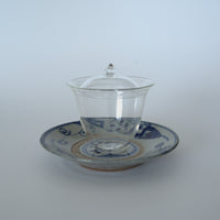 青花双魚花文皿①