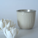 錫蓋草木灰釉建水