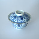 青花喜字瓜唐草文蓋碗