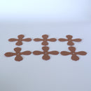 フェルト製茶杯布6枚セット