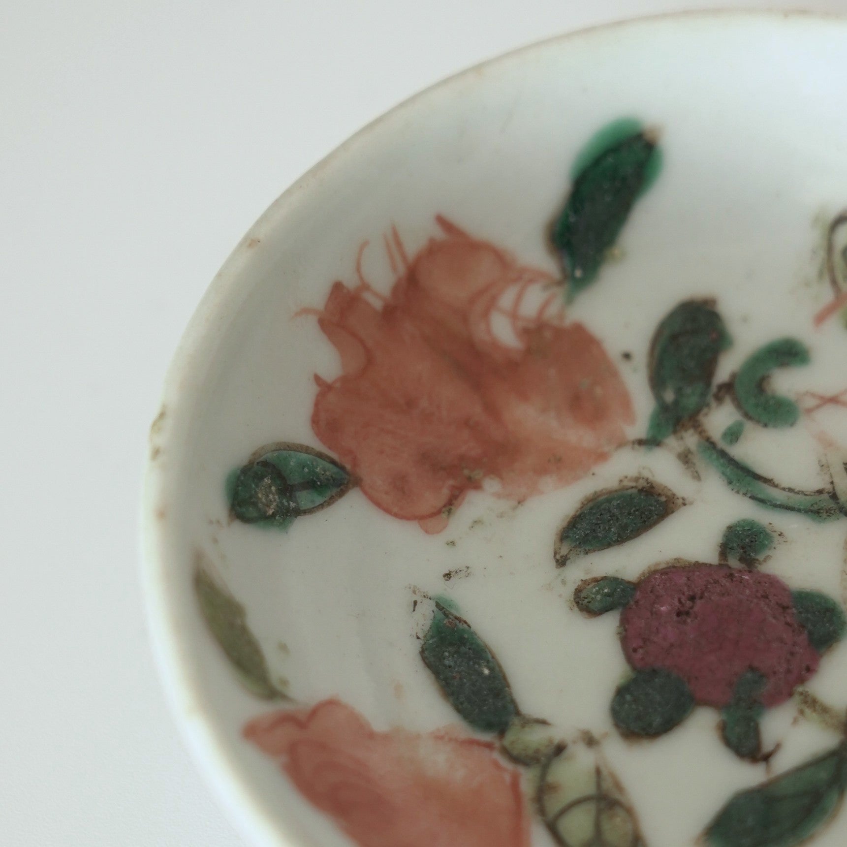 粉彩七宝三多文豆皿④