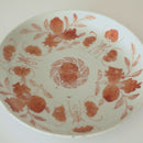 赤絵福寿三多文皿中③