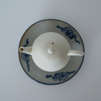 青花中国結文小皿①