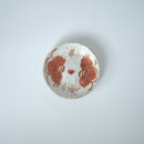 赤絵双寿三多文豆皿④