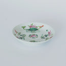 粉彩四季花文皿⑨