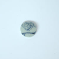 青花如意文茶枕小