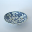 青花絡枝蓮文豆皿