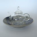 青花双魚花文皿大②