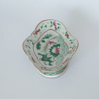 粉彩高台皿⑩