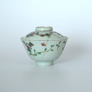 粉彩四季花文蓋碗②