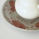 赤絵福寿三多文皿⑦