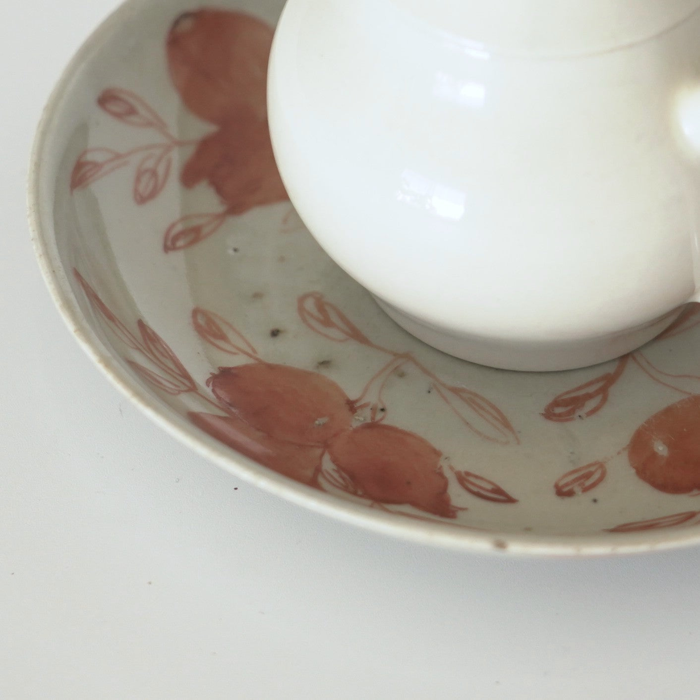 赤絵福寿三多文皿⑦