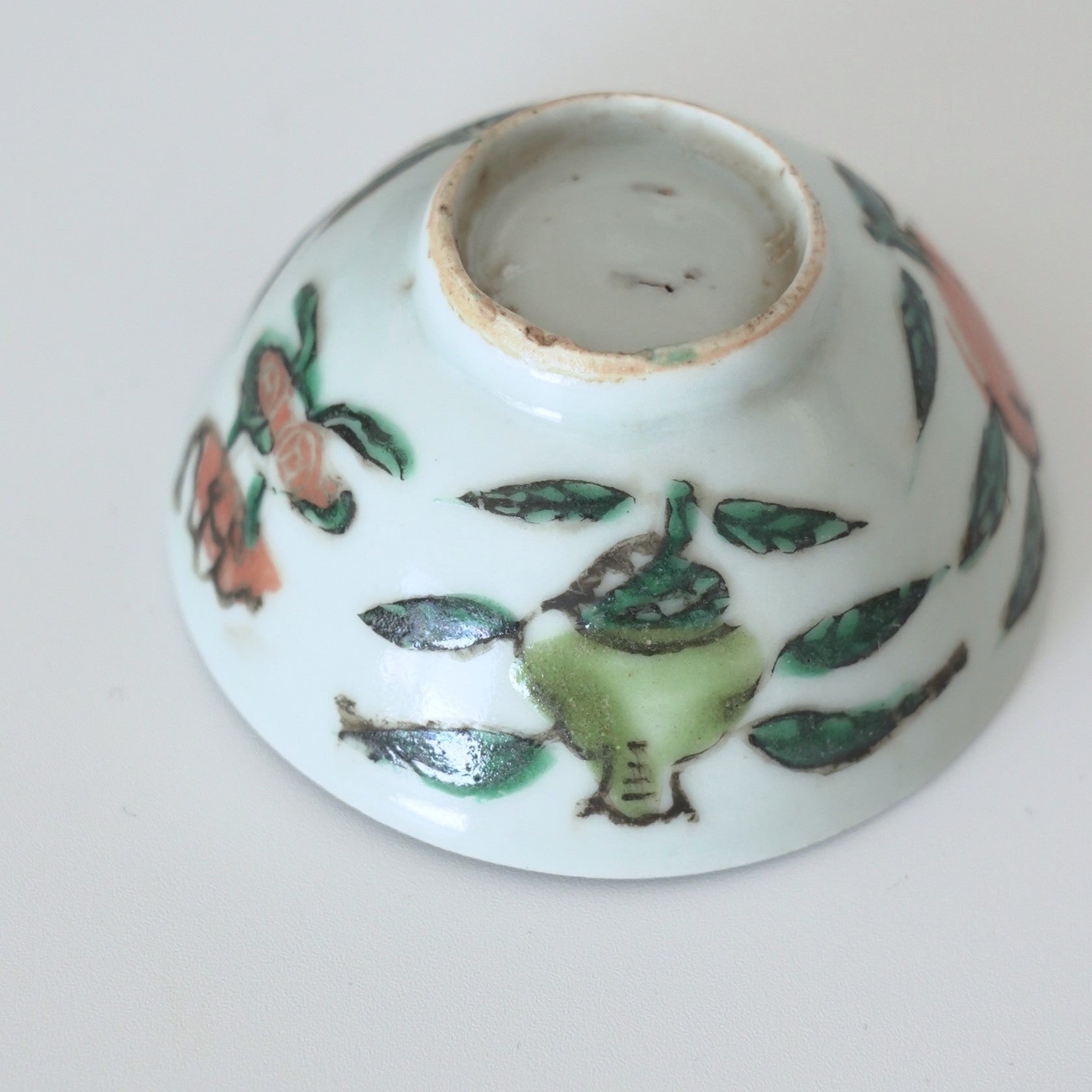 粉彩七宝三多文茶杯④