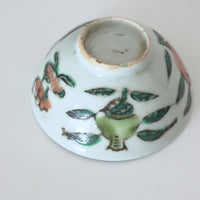 粉彩七宝三多文茶杯④