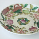 粉彩七宝三多文皿⑤