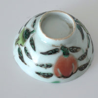 粉彩七宝三多文茶杯③