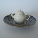 青花双魚花文皿大①