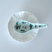 粉彩四季花文レンゲ②