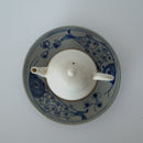 青花双魚花文皿③