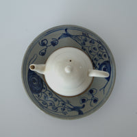 青花双魚花文皿③