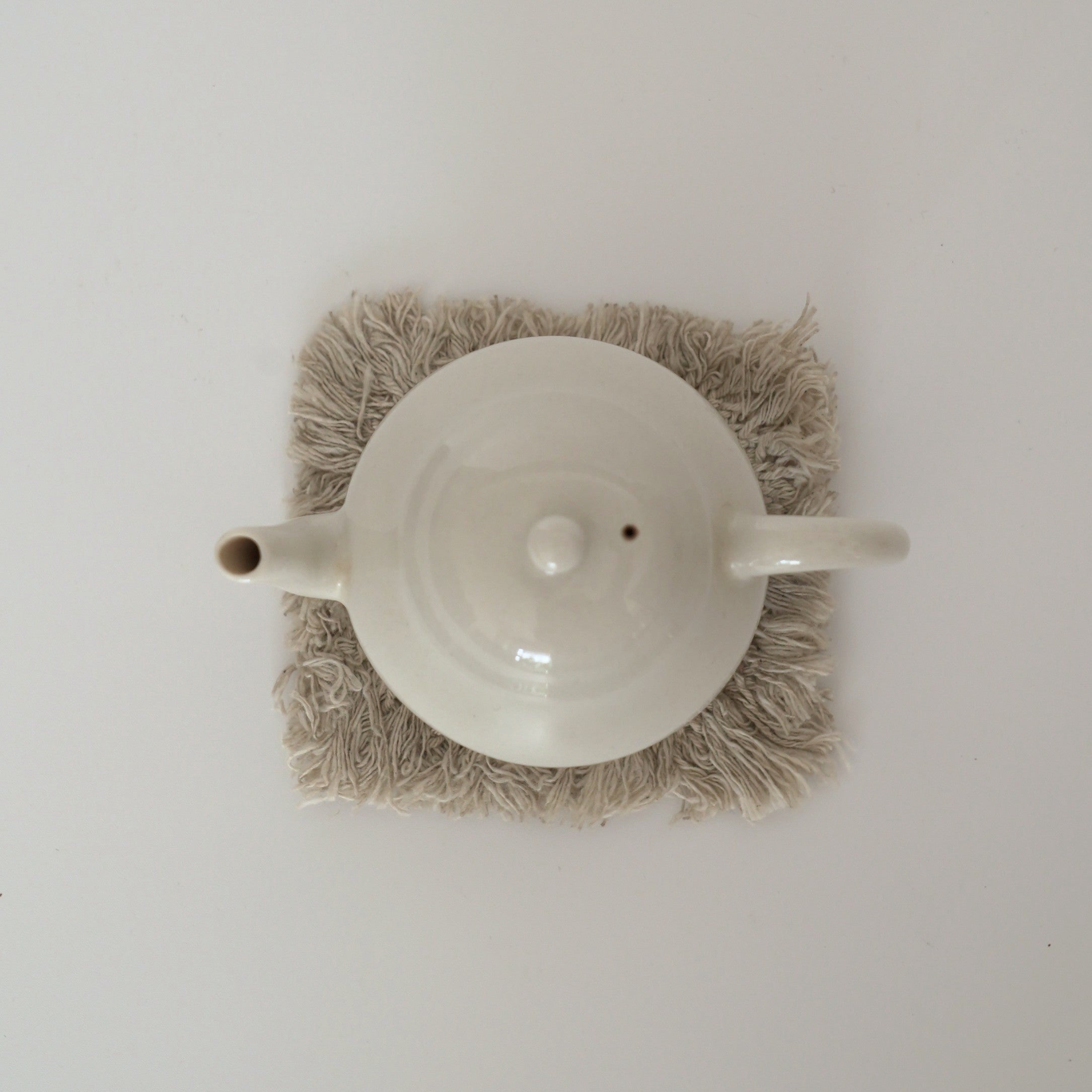 綿製草木染茶托小