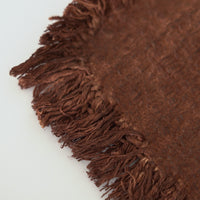 綿製柿渋染敷布大