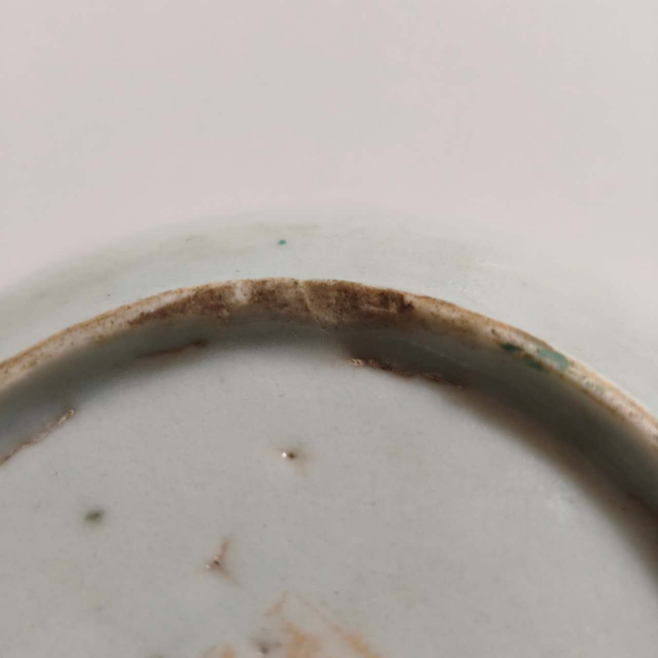 粉彩四季花文豆皿⑦