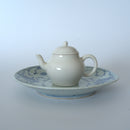 青花絡枝蓮文皿大