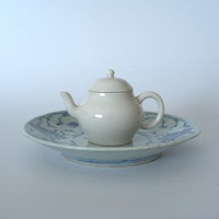 青花絡枝蓮文皿大