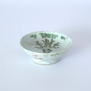 粉彩竹詩文豆皿⑧