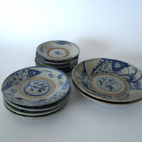 青花中国結文小皿②