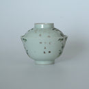 粉彩竹節文蓋碗