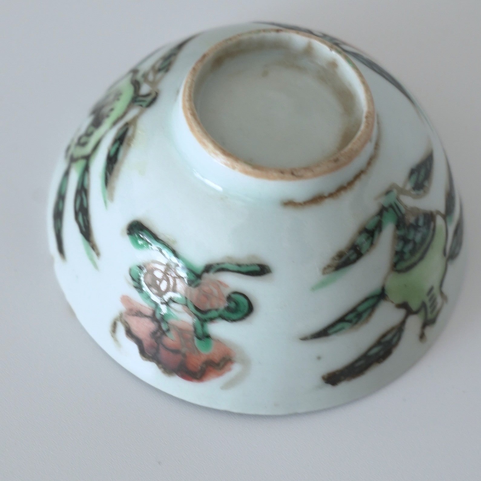 粉彩七宝三多文茶杯⑥