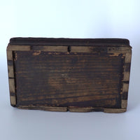 老木彫寿字木箱