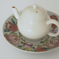 粉彩七宝三多文皿 ⑥