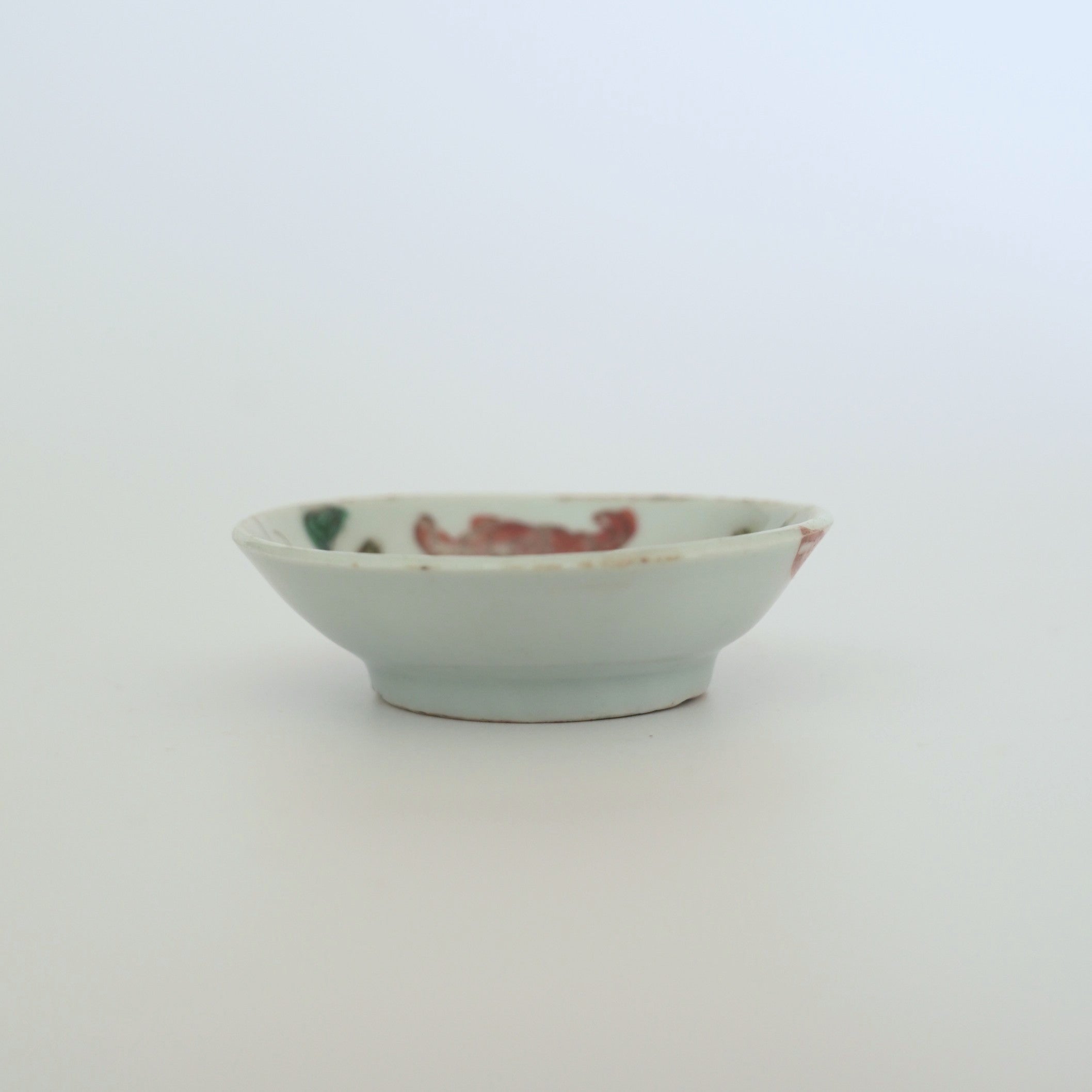 粉彩七宝三多文豆皿③