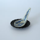 青花絡枝蓮文レンゲ②