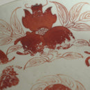 赤絵福寿三多文皿大②