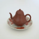 赤絵福寿三多文皿⑥