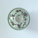 粉彩四季花文蓋碗②