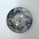 青花双魚花文皿大②