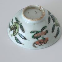 粉彩七宝三多文茶杯④