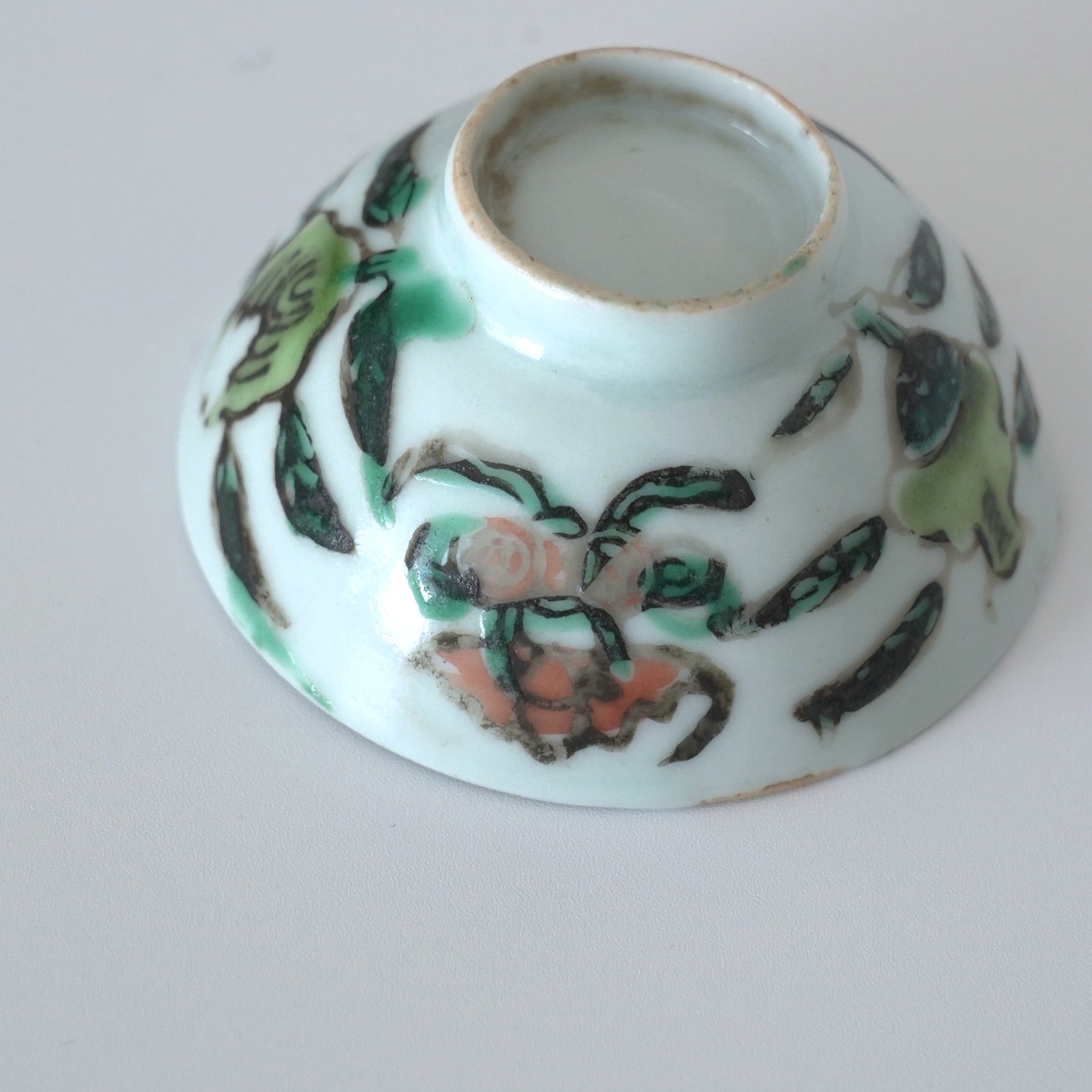 粉彩七宝三多文茶杯③