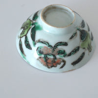 粉彩七宝三多文茶杯③