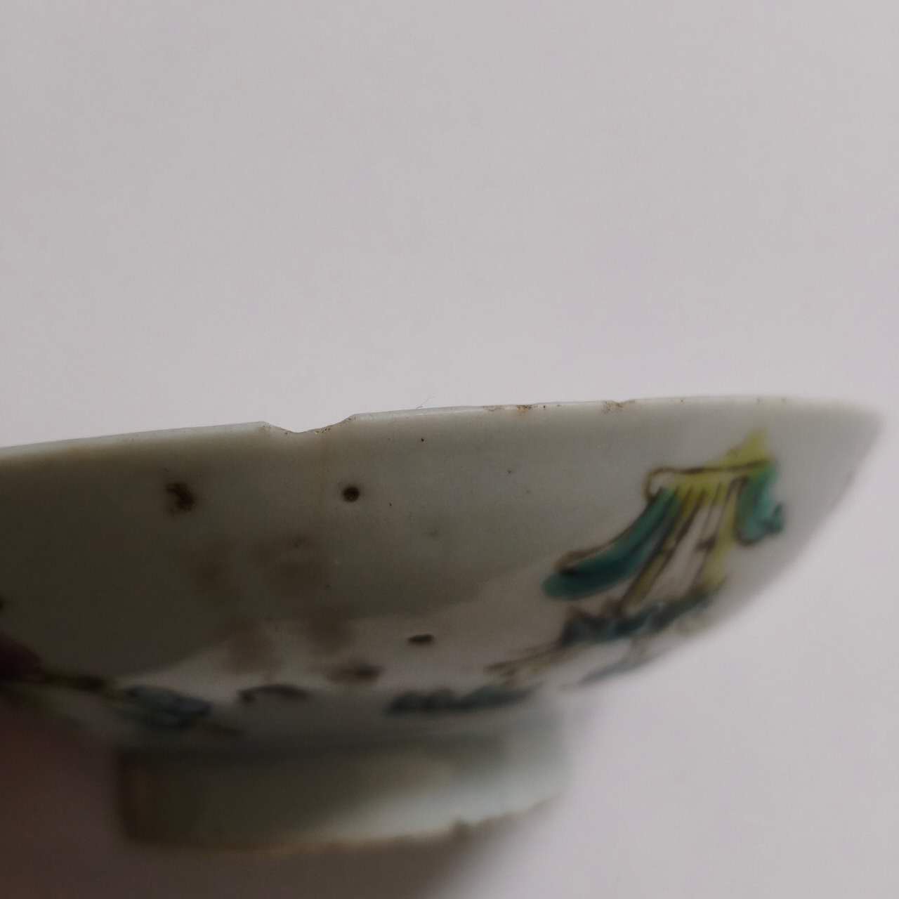 粉彩四季花文蓋碗⑦
