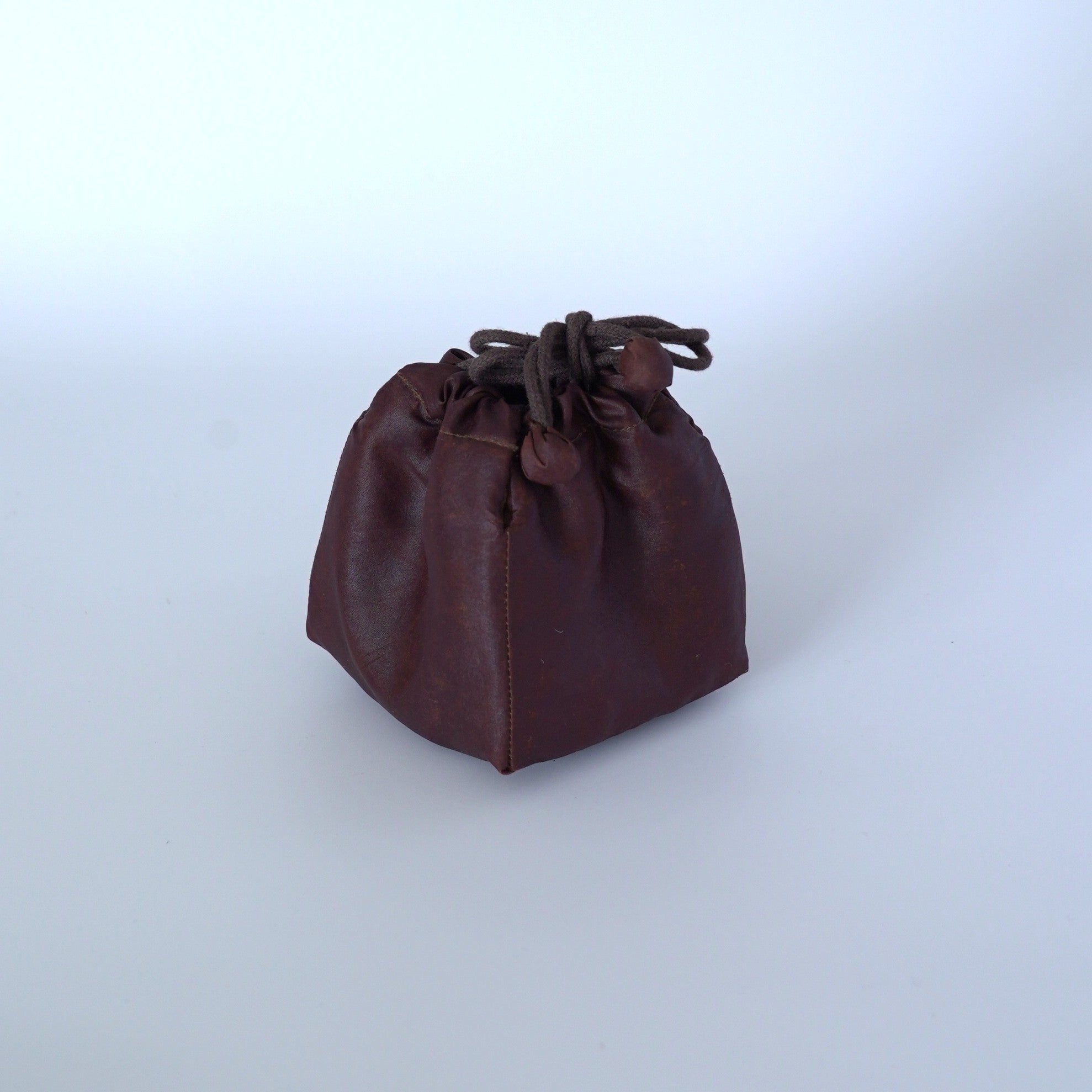 絹製紅雲紗茶器包中