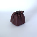 絹製紅雲紗茶器包中