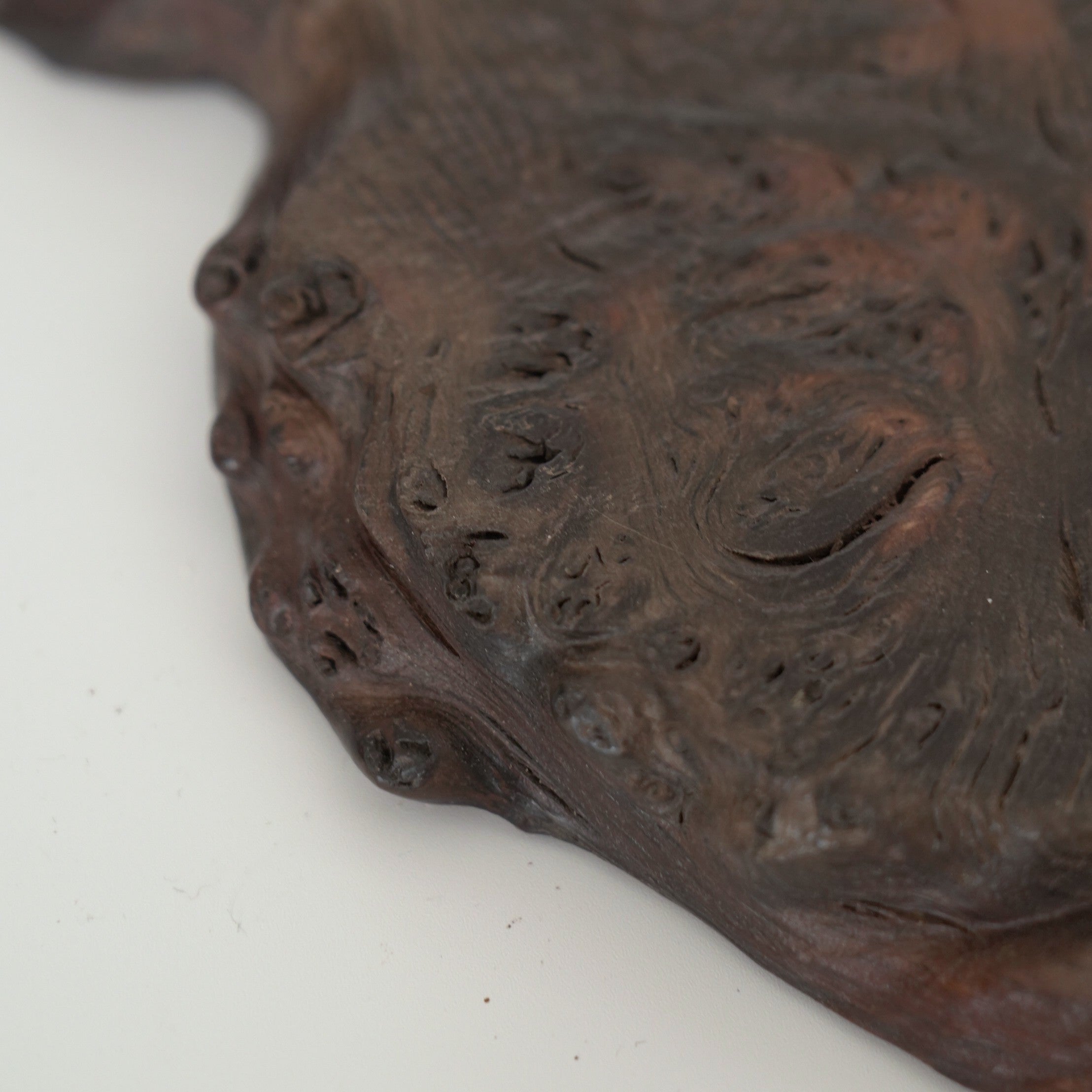 木製樹瘤壺承小